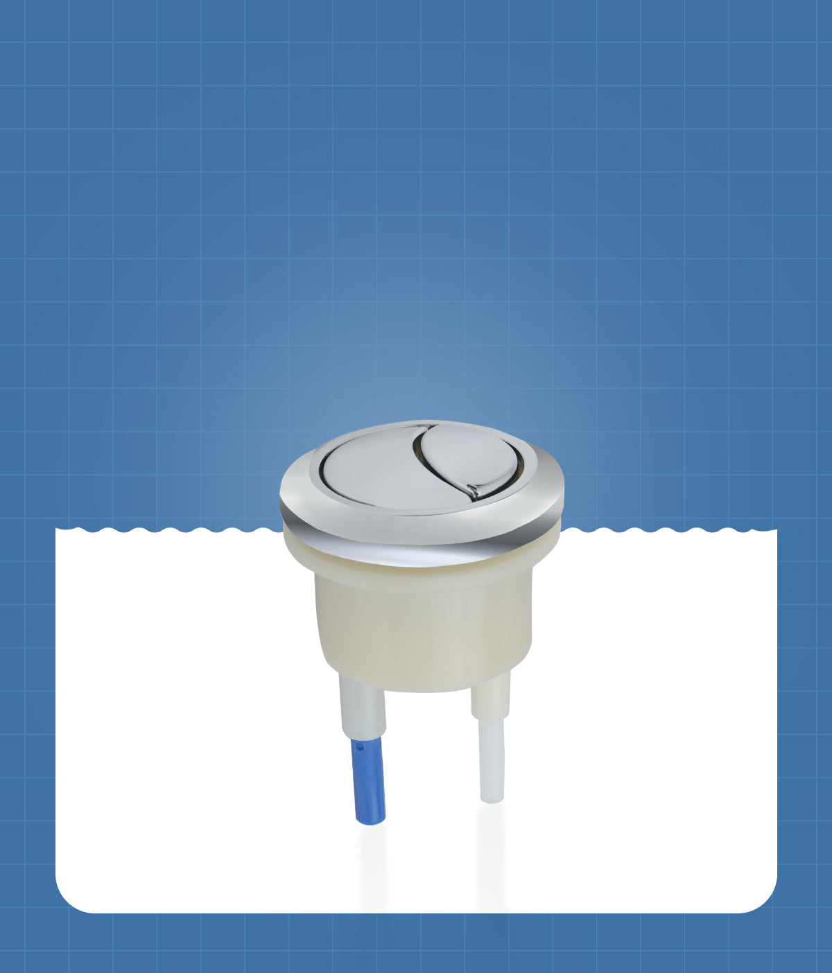 Knob Dual Flush Tank