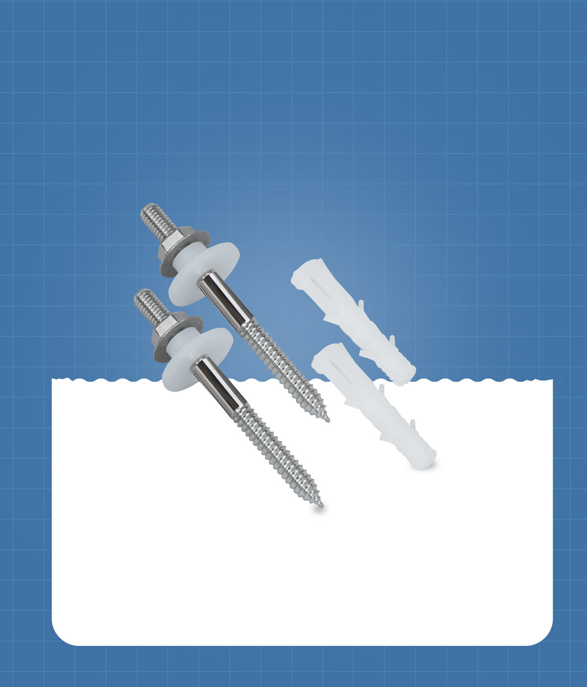 Wash Basin Bolt With But & Washer