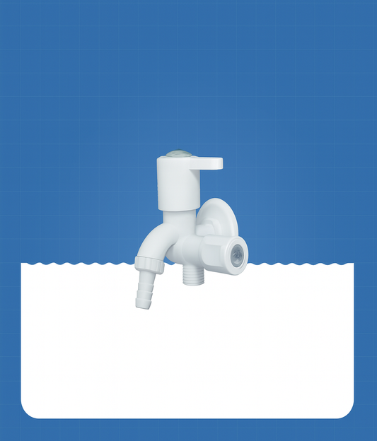 Angle Cock  2 in one bib ( Tap )