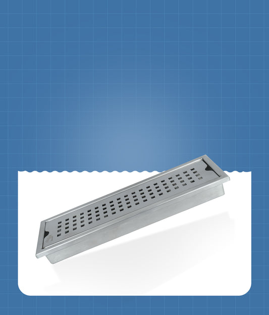 Square Frame Grating with Cockroach Trap